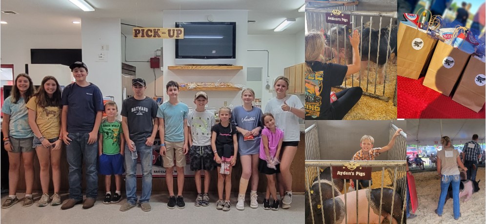 Team serving at the Eau Claire County Fair. 