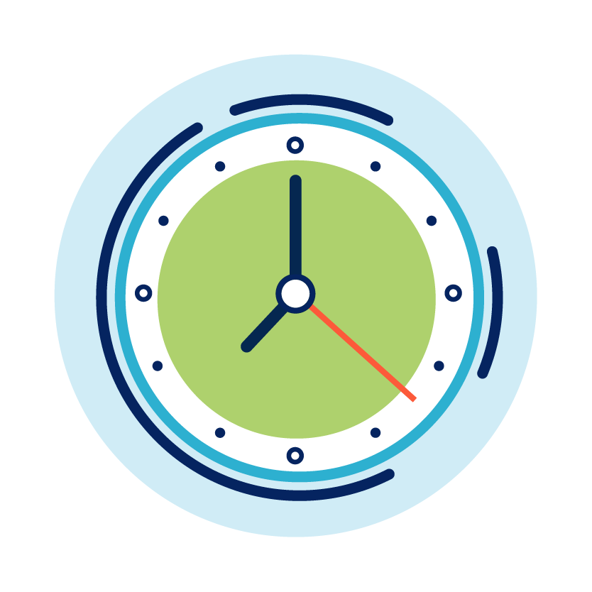 icon of a clock