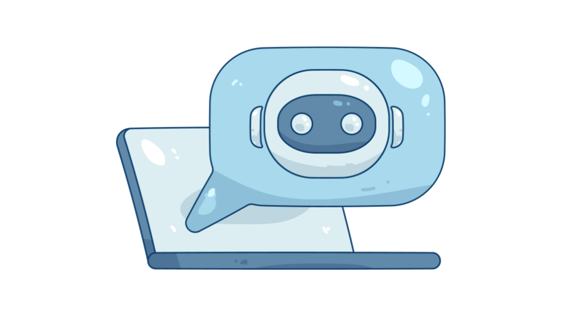 AI bot providing digital labor
