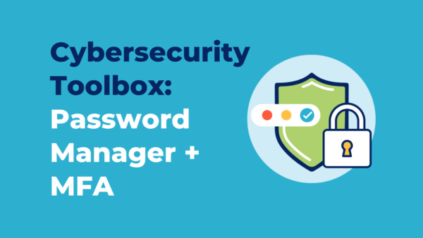 A lock and shield icon representing Password managers and MFA