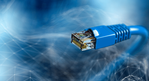 An ethernet cable