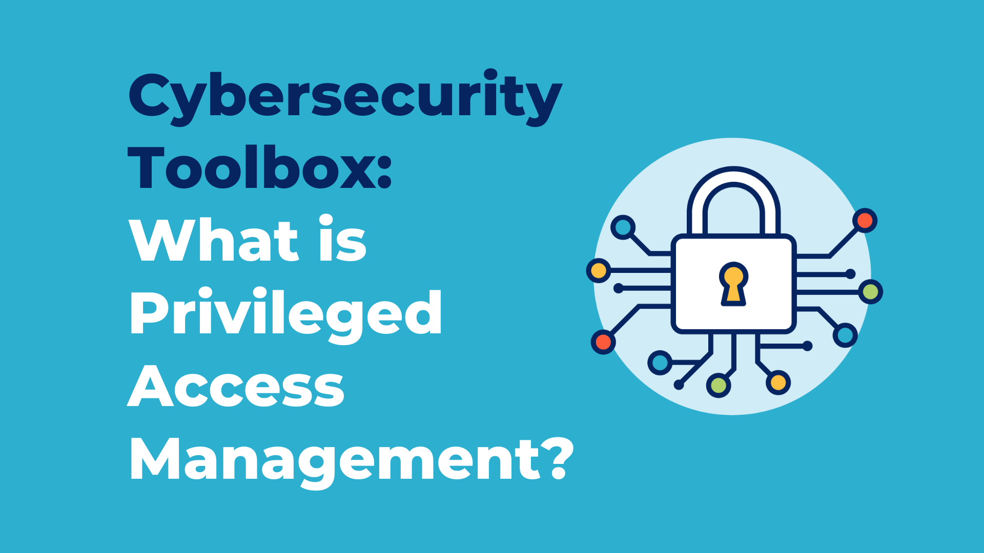 Lock icon representing privileged access management