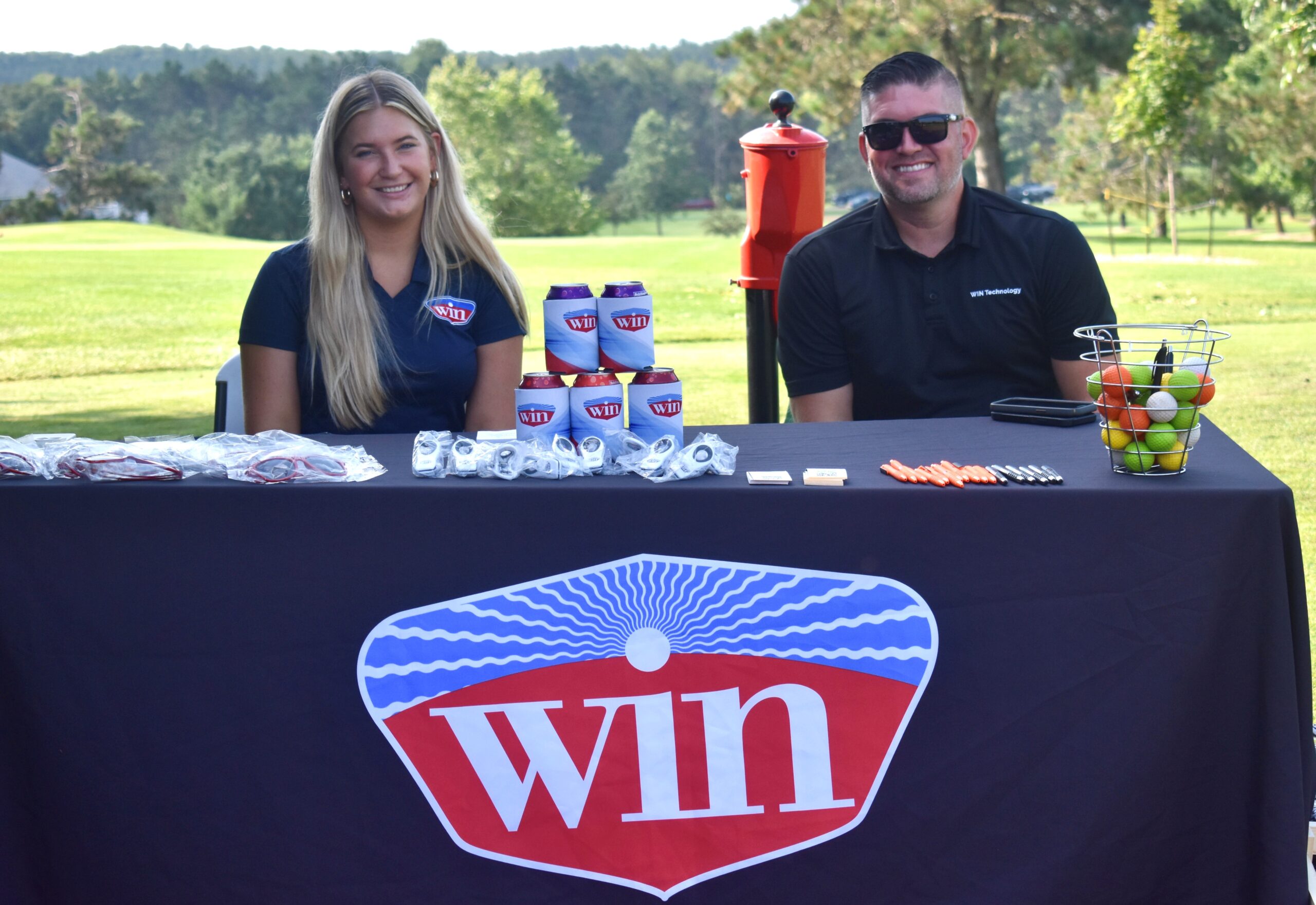 WIN team at L.E. Phillips Career Development Center golf event