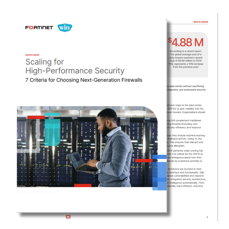 Image of the Scaling for High-Performance Security white paper